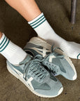 Girlfriend Socks: Egret