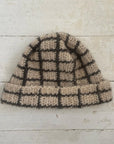 BLACK GRID BEANIE