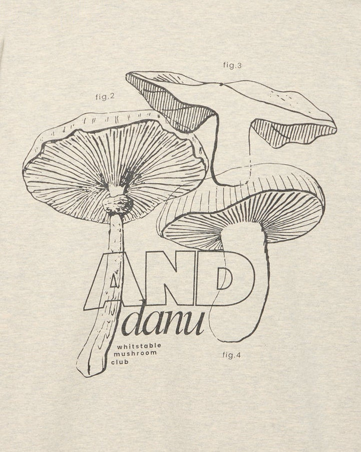 Long Sleeve Printed Tee - Mushroom Club