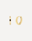 Stone Huggie Hoops
