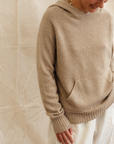 Maeve Knit Hoodie - Beige