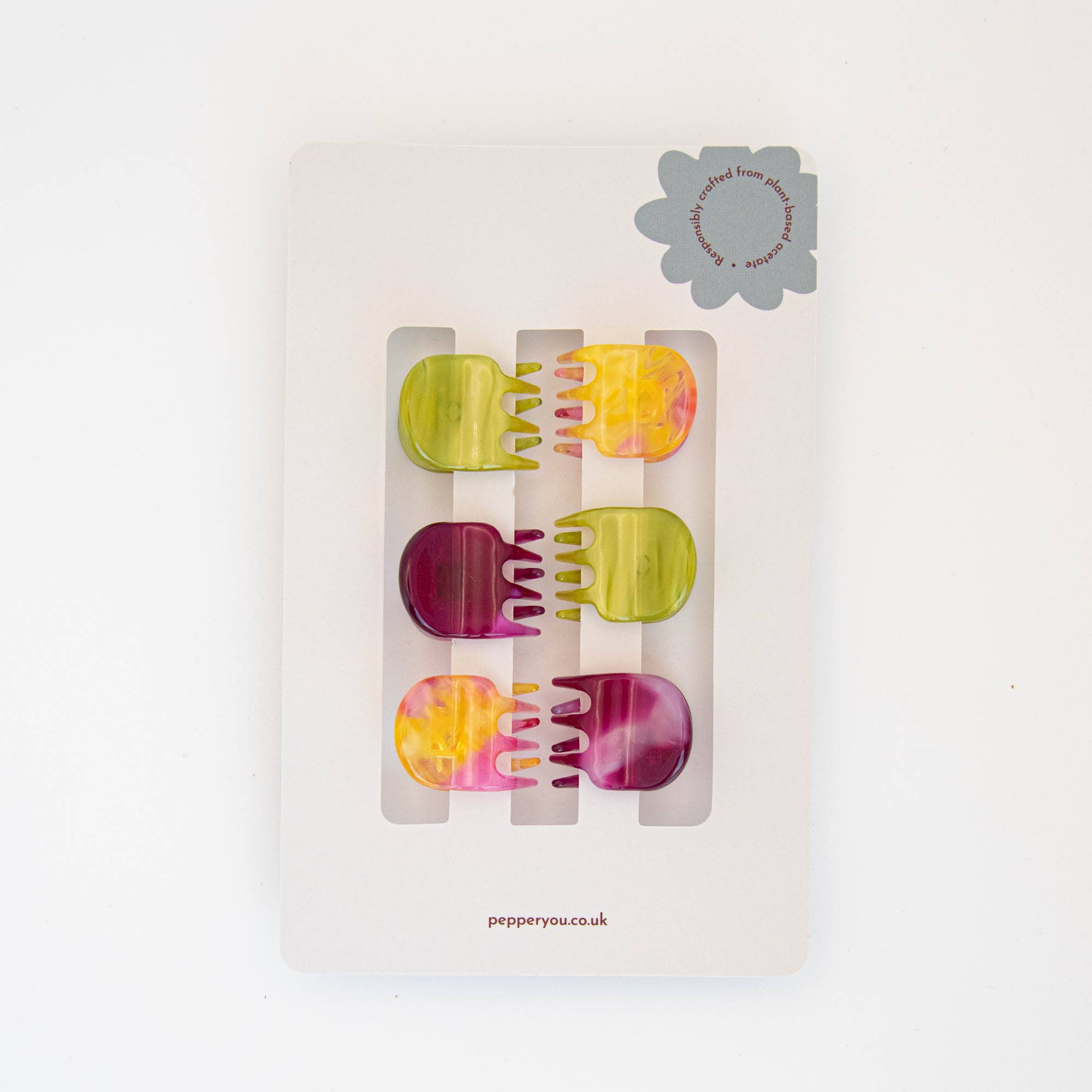Mini Claw Set of 6 - Tutti Frutti