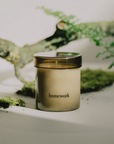 Wood Candle