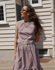 Zaza Top - Brown Gingham (Cotton)