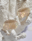 Siren Sea Shell Opal Acetate Mini Hair Claw for a Mermaid