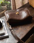 Envelope Shoulder Bag: Brown