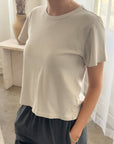 The Little Boy Tee - Rice