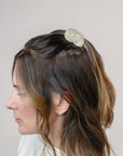 Siren Sea Shell Opal Acetate Mini Hair Claw for a Mermaid