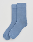Morning Blue Bamboo Socks: Morning Blue