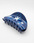 Hand Drawn Star Medium Hair Claw Clip