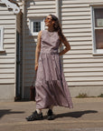 Zaza Skirt - Brown Gingham (Cotton)