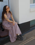Zaza Skirt - Brown Gingham (Cotton)